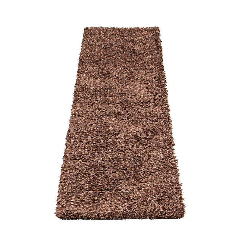 Tappeto corsia Tappeto a pelo alto - 300 x 65 cm - marrone