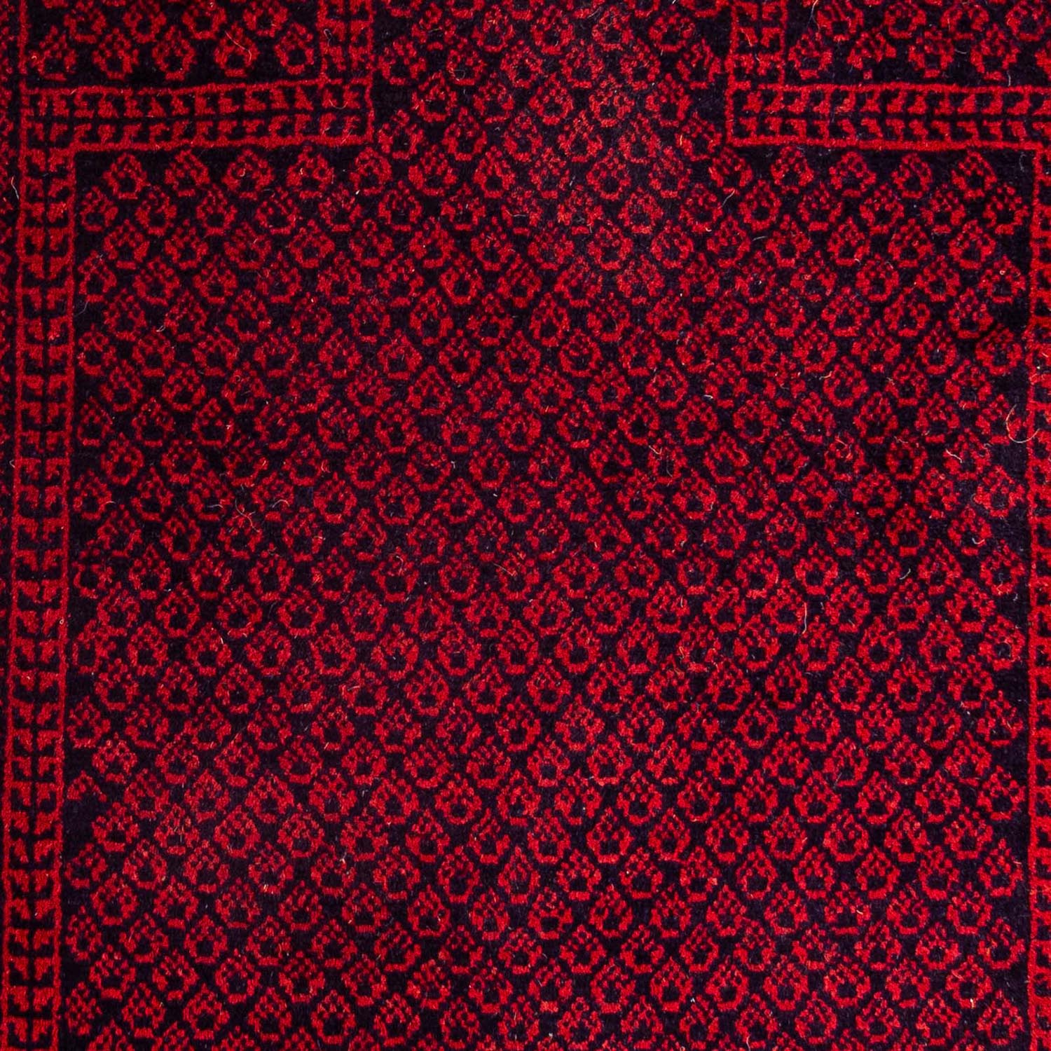 Tappeto Belutsch - 129 x 84 cm - rosso scuro