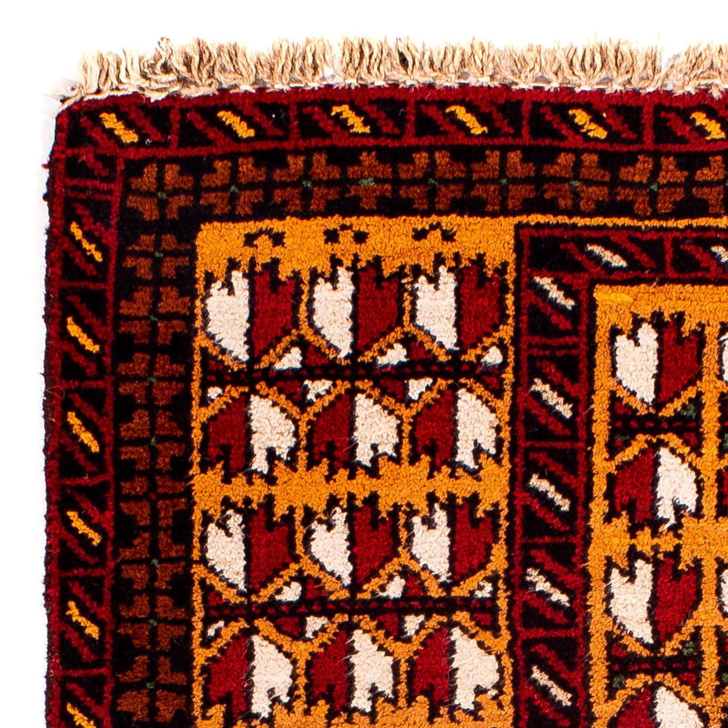 Tappeto Belutsch - 129 x 75 cm - rosso scuro