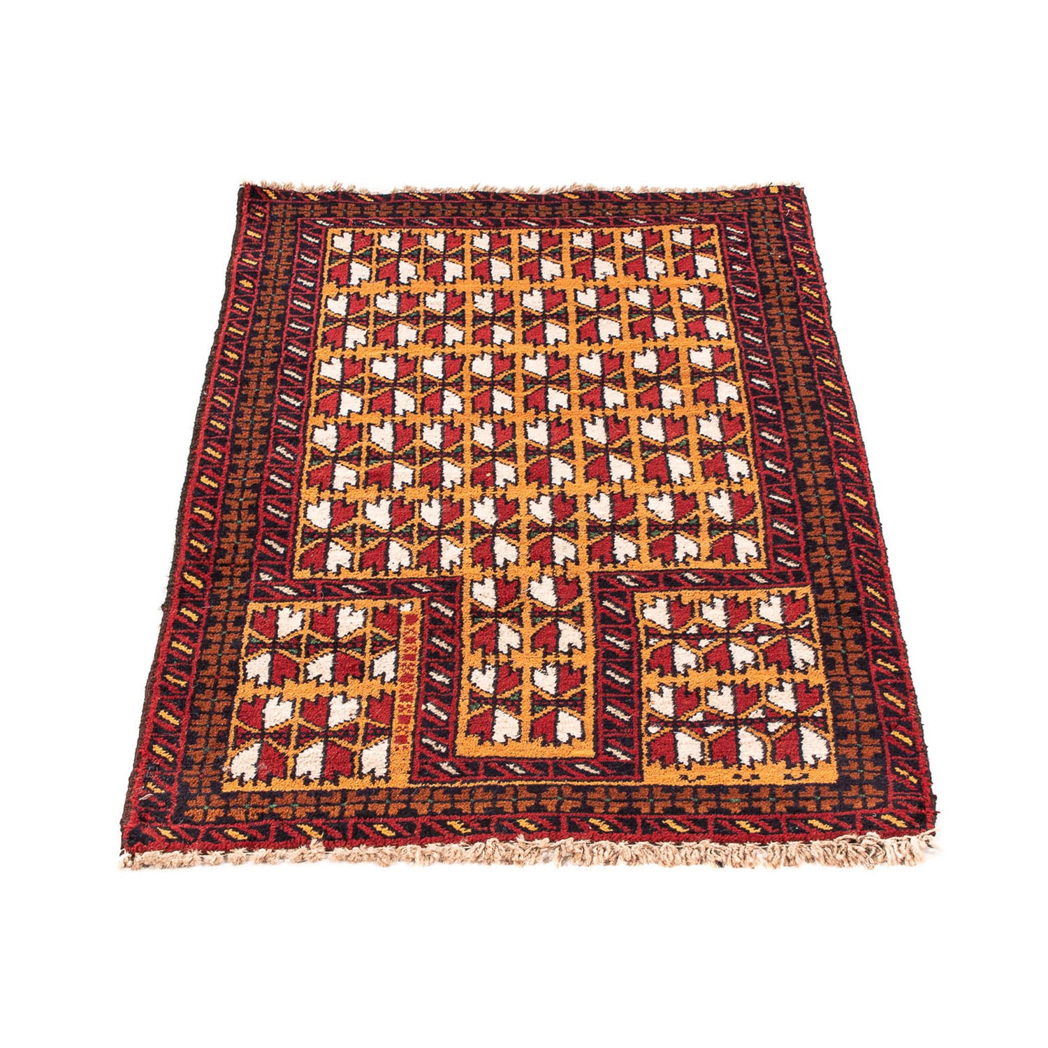 Tappeto Belutsch - 129 x 75 cm - rosso scuro