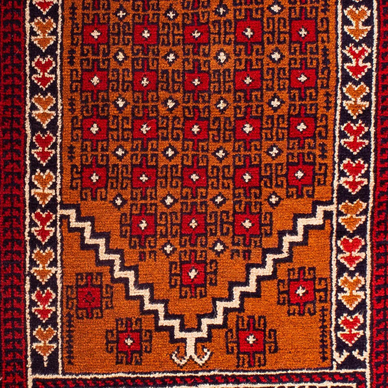 Tappeto Belutsch - 128 x 75 cm - rosso scuro