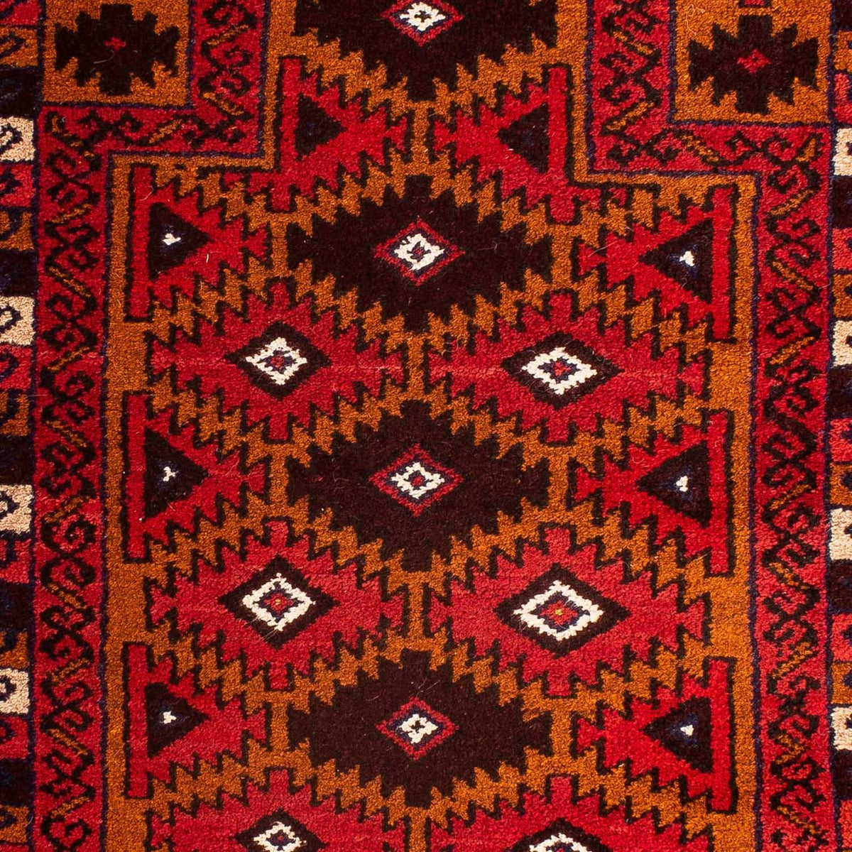 Tappeto Belutsch - 125 x 80 cm - rosso scuro