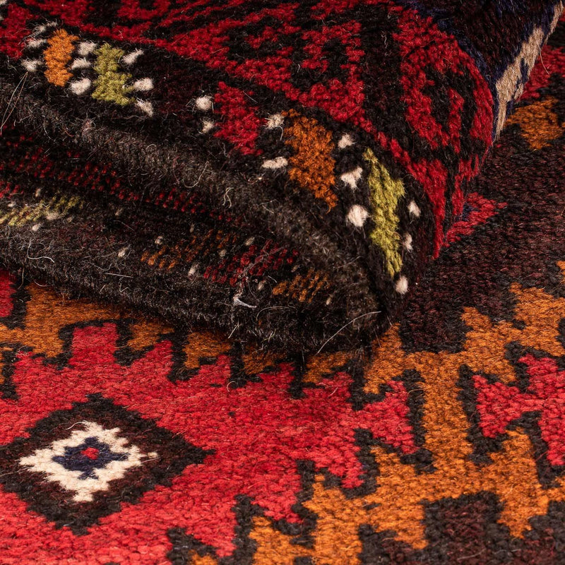 Tappeto Belutsch - 125 x 80 cm - rosso scuro
