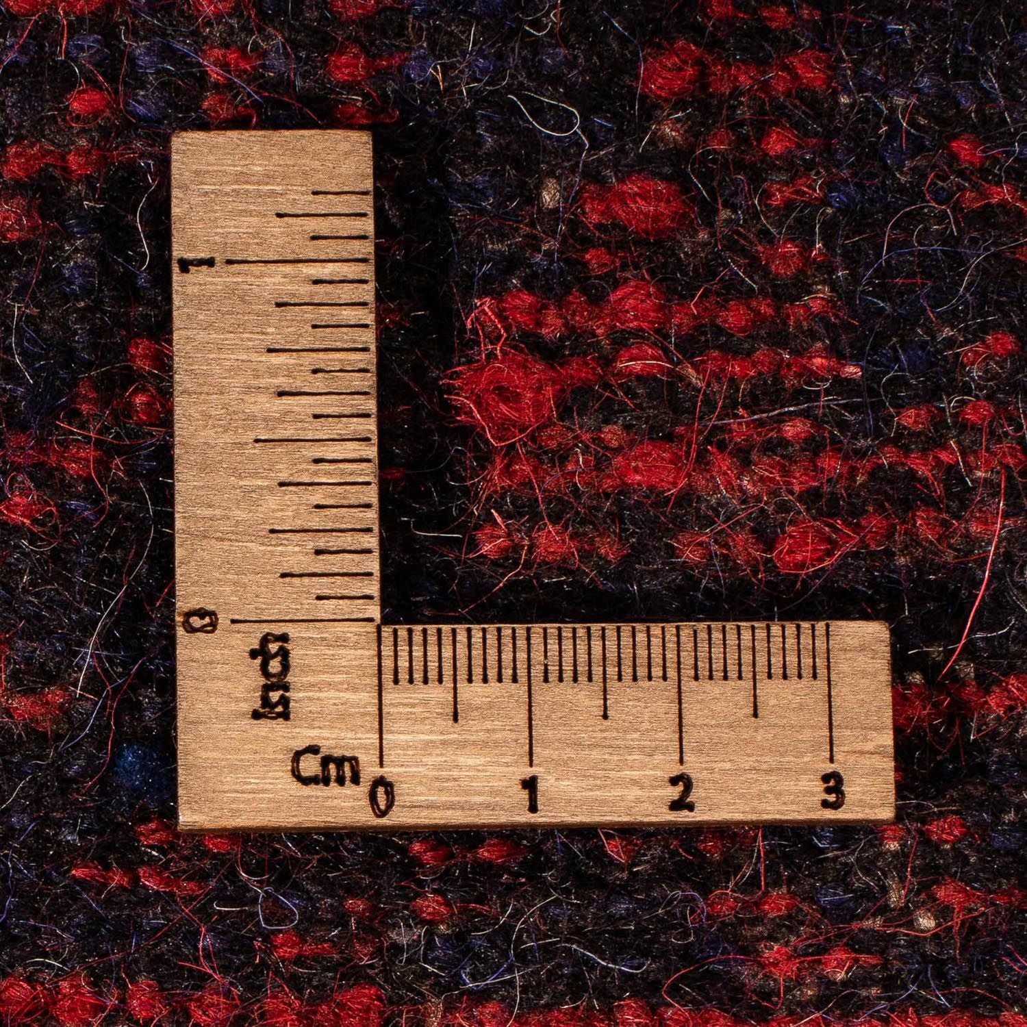 Tappeto Belutsch - 132 x 79 cm - rosso scuro