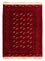 Tappeto Turkaman - 190 x 146 cm - rosso scuro