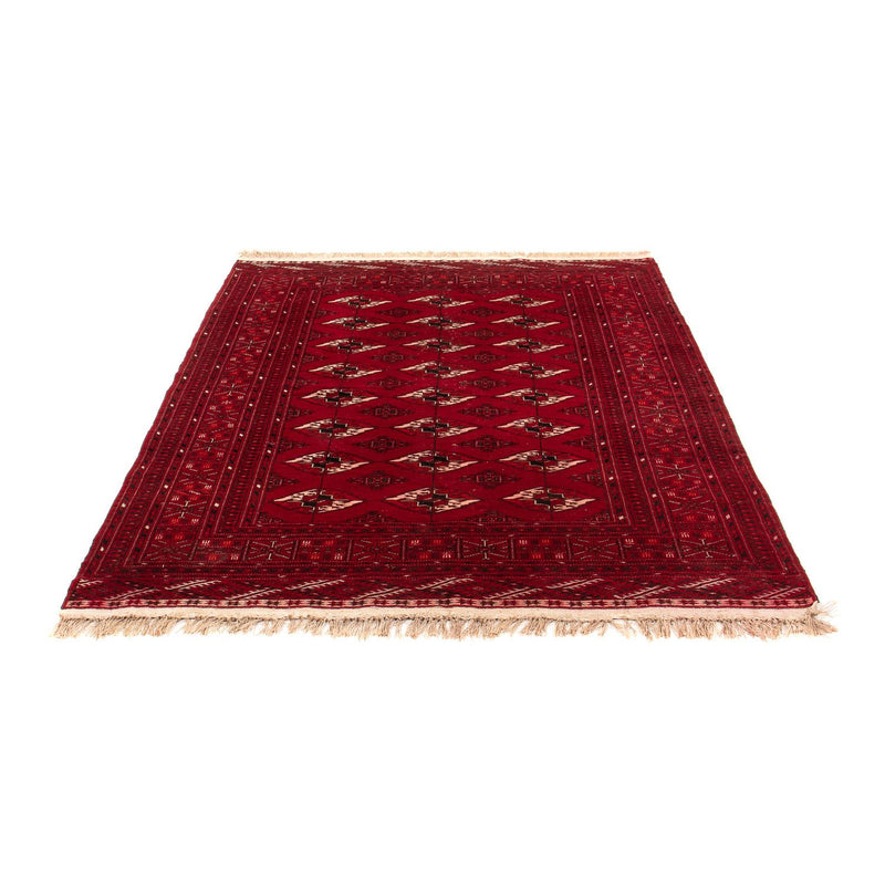 Tappeto Turkaman - 190 x 146 cm - rosso scuro