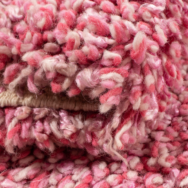 Tappeto a pelo alto - 95 x 62 cm - rosa