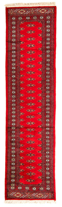 Tappeto corsia Tappeto Pakistani - 326 x 76 cm - rosso