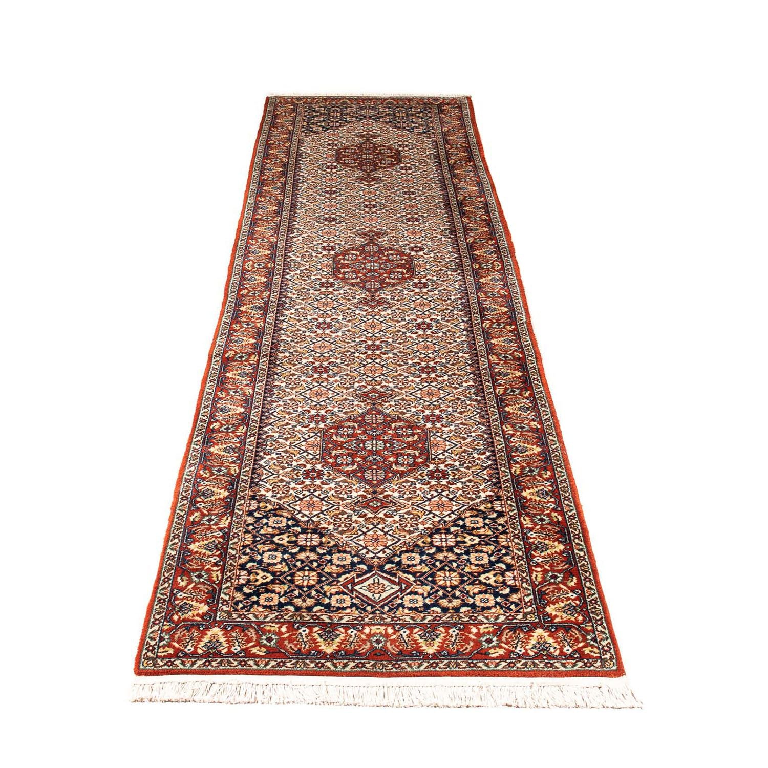 Tappeto corsia Tappeto orientale - Bidjar - Indo - 340 x 77 cm - beige