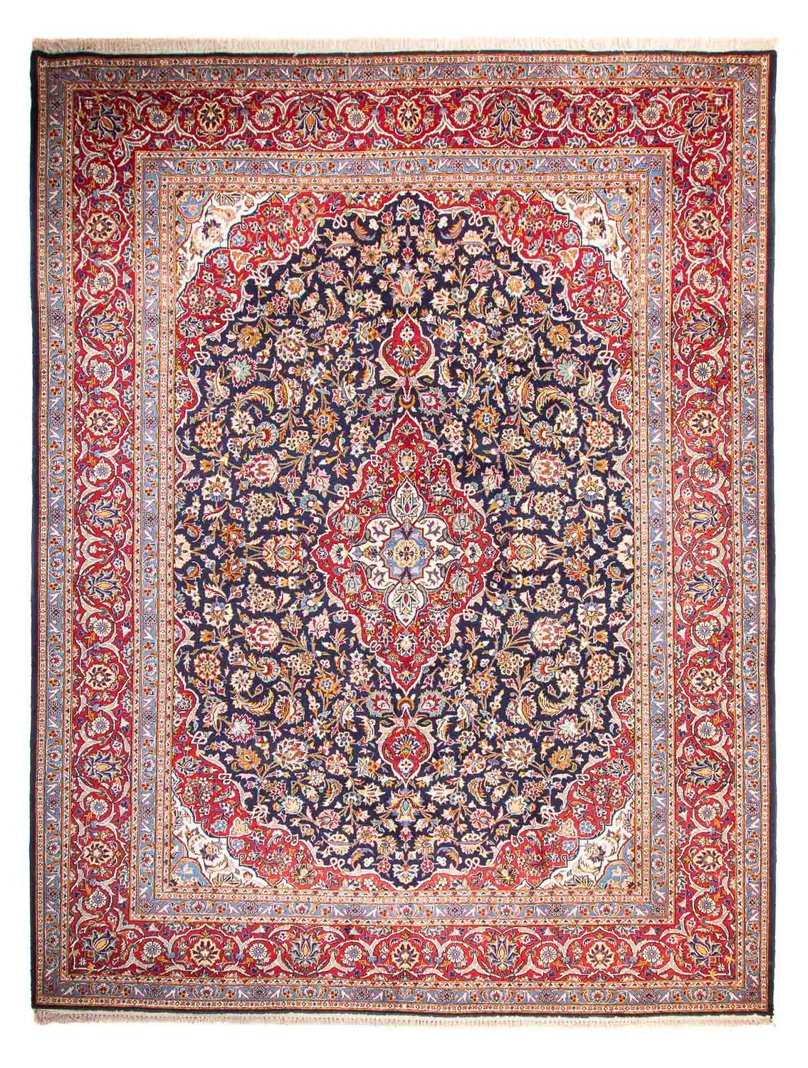 Tappeto Persero - Keshan - 362 x 267 cm - blu scuro