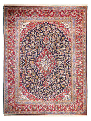 Tappeto Persero - Keshan - 362 x 267 cm - blu scuro