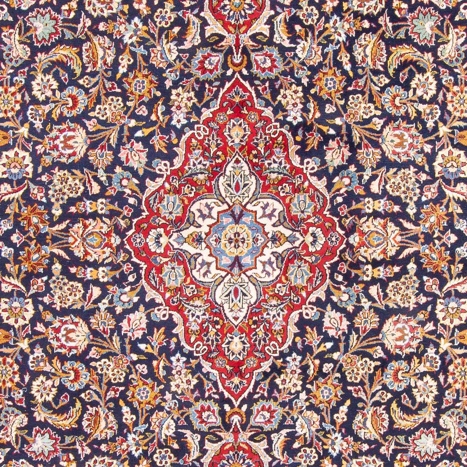 Tappeto Persero - Keshan - 362 x 267 cm - blu scuro
