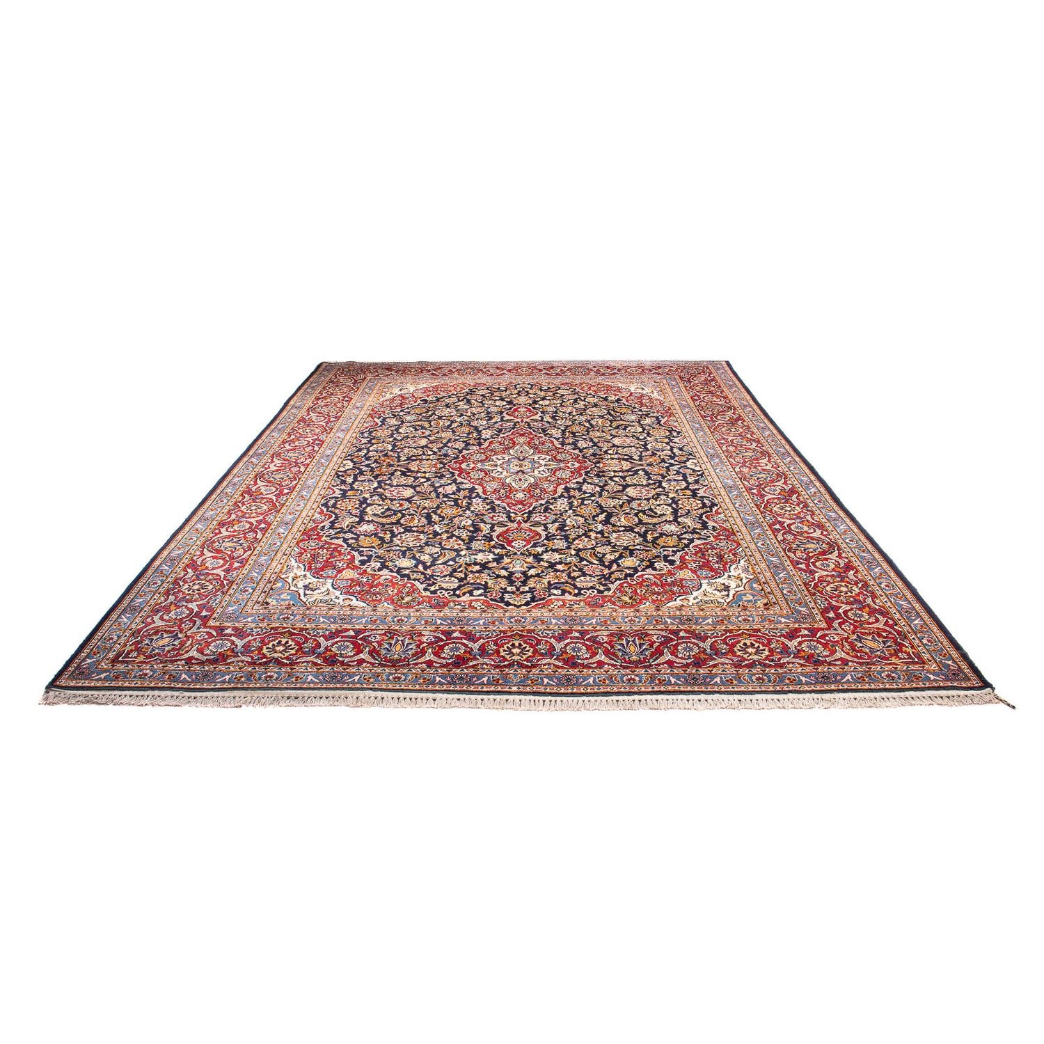 Tappeto Persero - Keshan - 362 x 267 cm - blu scuro