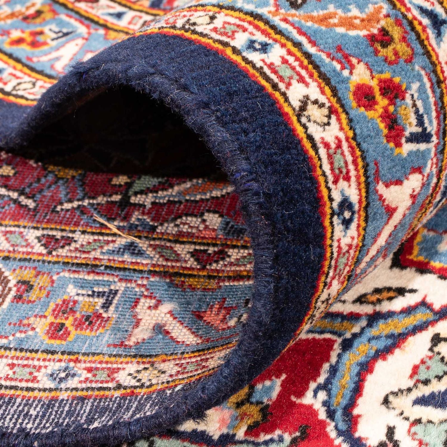 Tappeto Persero - Keshan - 362 x 267 cm - blu scuro