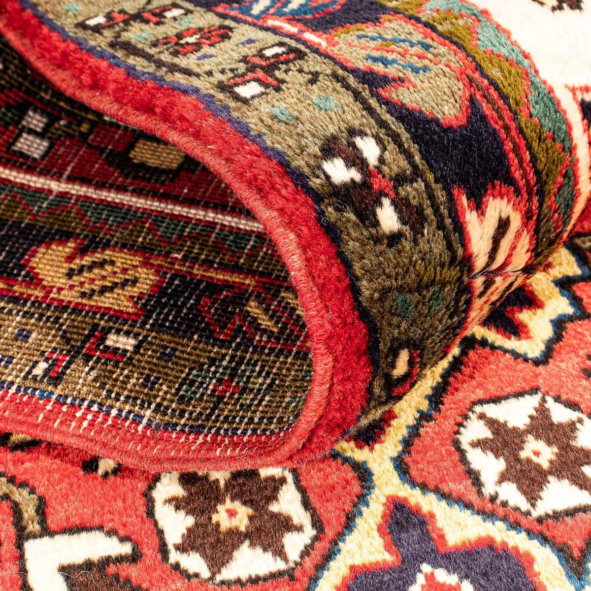 Tappeto corsia Tappeto Persero - Nomade - 213 x 86 cm - rosso scuro