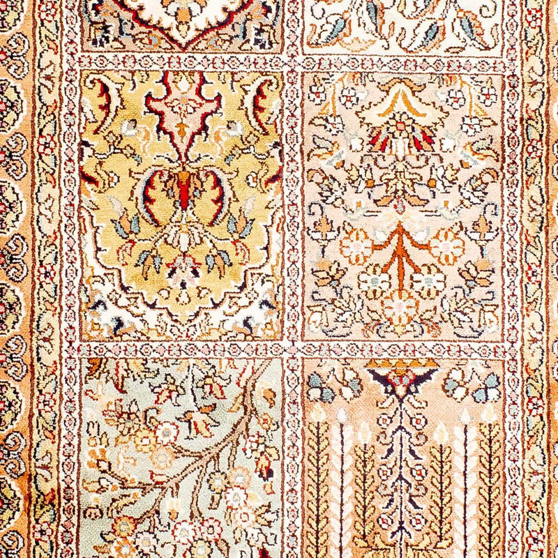 Tappeto di seta - Seta del Kashmir - 98 x 60 cm - beige