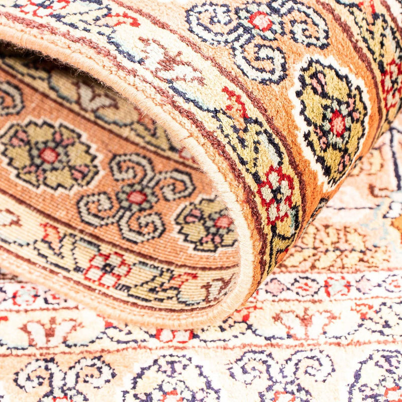 Tappeto di seta - Seta del Kashmir - 98 x 60 cm - beige