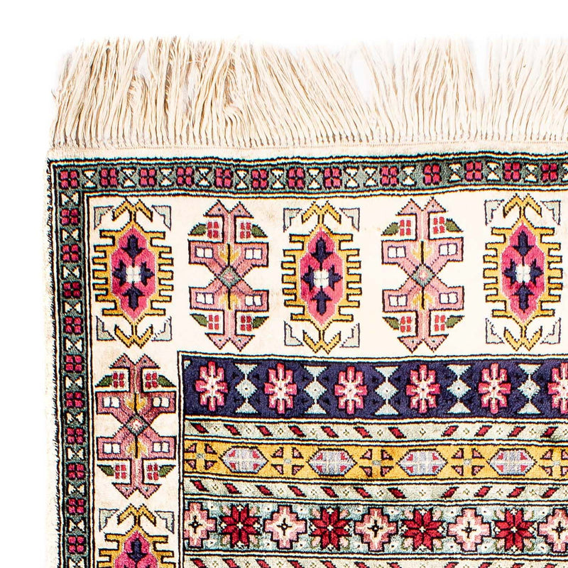 Tappeto corsia Tappeto di seta - Kayseri - 156 x 76 cm - multicolore