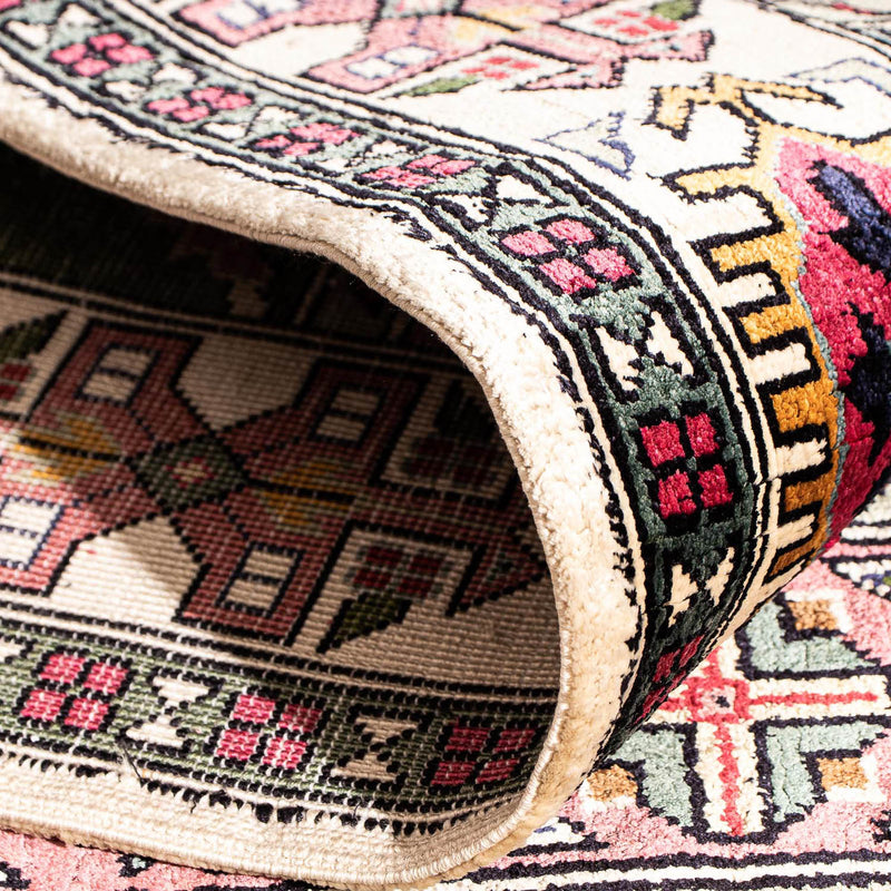 Tappeto corsia Tappeto di seta - Kayseri - 156 x 76 cm - multicolore