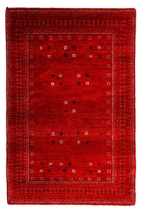 Tappeto Gabbeh - Loribaft Persero - 120 x 80 cm - rosso scuro