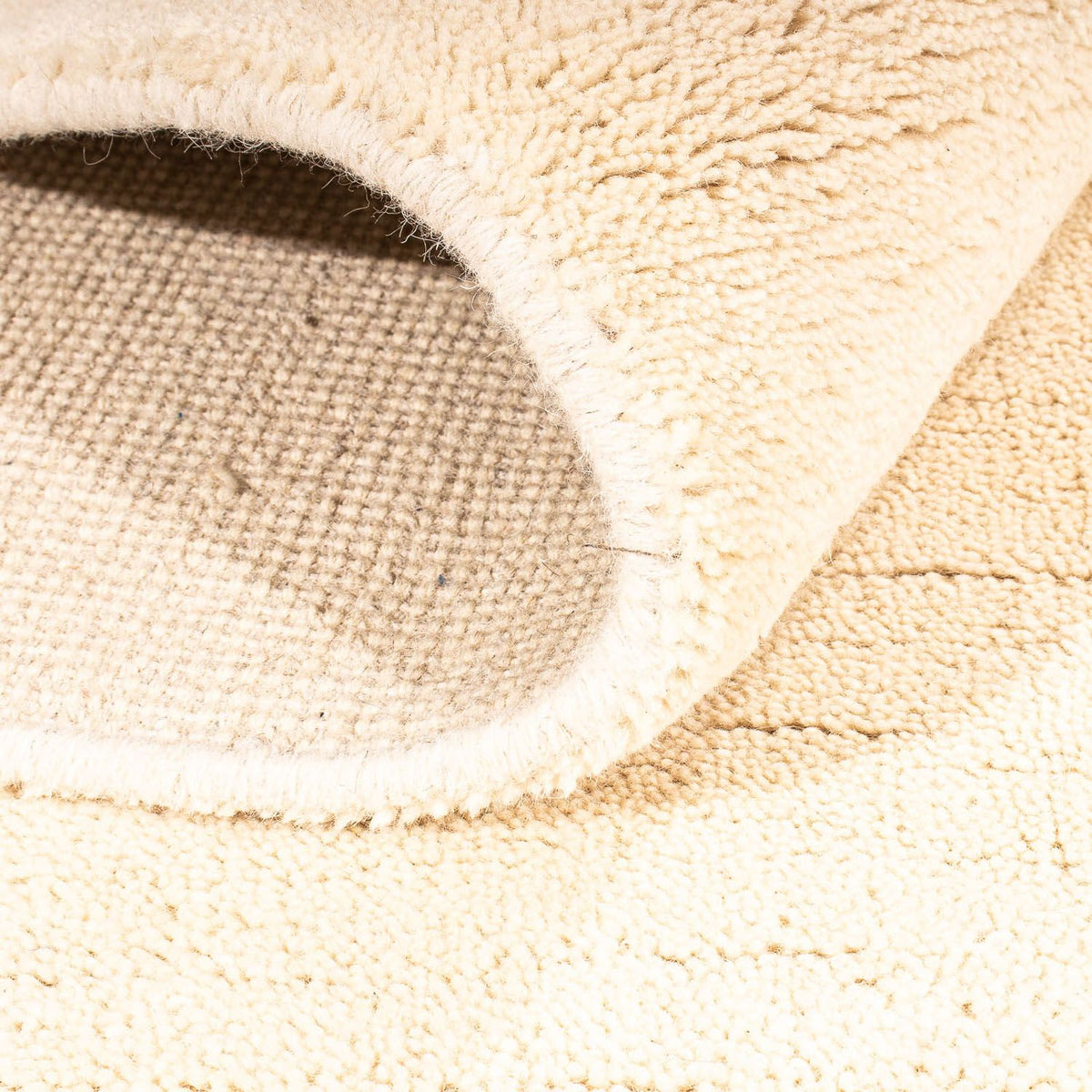 Tappeto Gabbeh - Indus quadrato  - 170 x 170 cm - beige chiaro