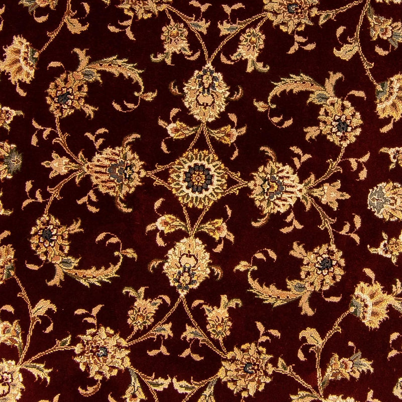 Tappeto Persero - Tabriz - Reale rotondo  - 204 x 204 cm - rosso scuro
