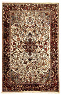 Tappeto orientale - Indo - 205 x 130 cm - beige
