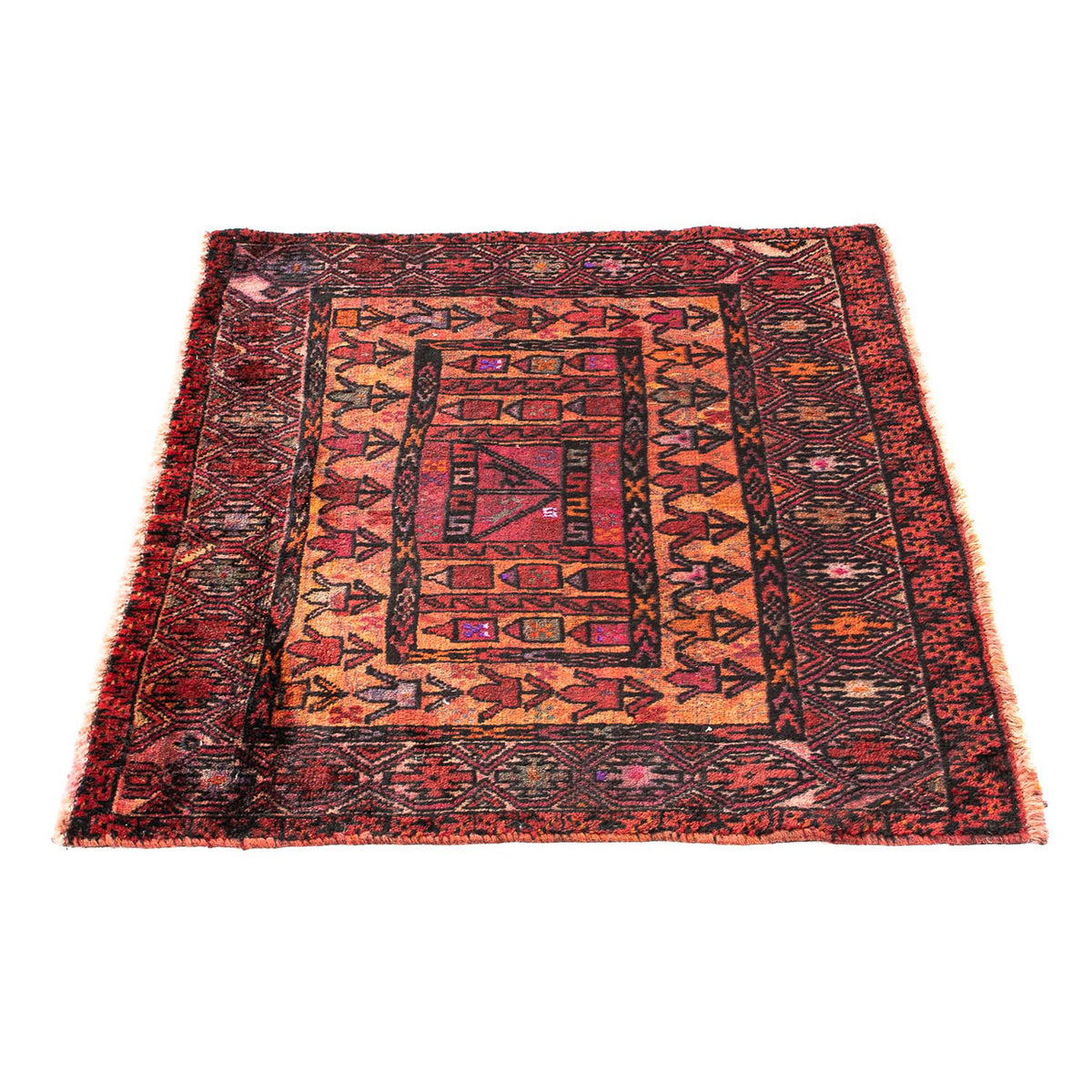 Tappeto Persero - Nomade - 90 x 72 cm - rosso scuro