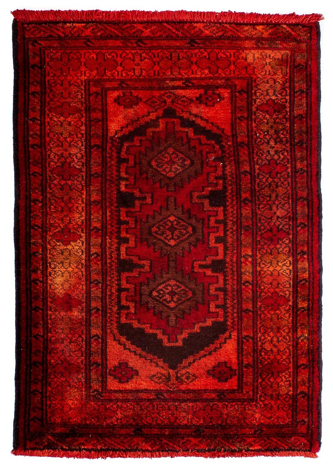 Tappeto Persero - Nomade - 103 x 70 cm - rosso scuro