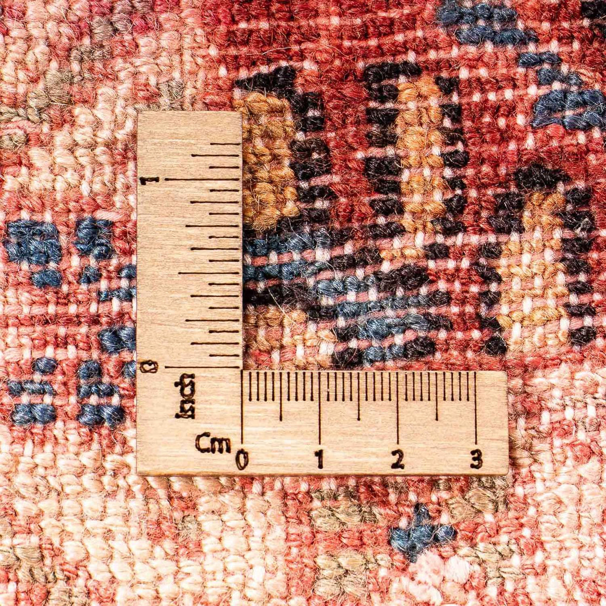 Tappeto Persero - Nomade quadrato  - 100 x 85 cm - rosso chiaro