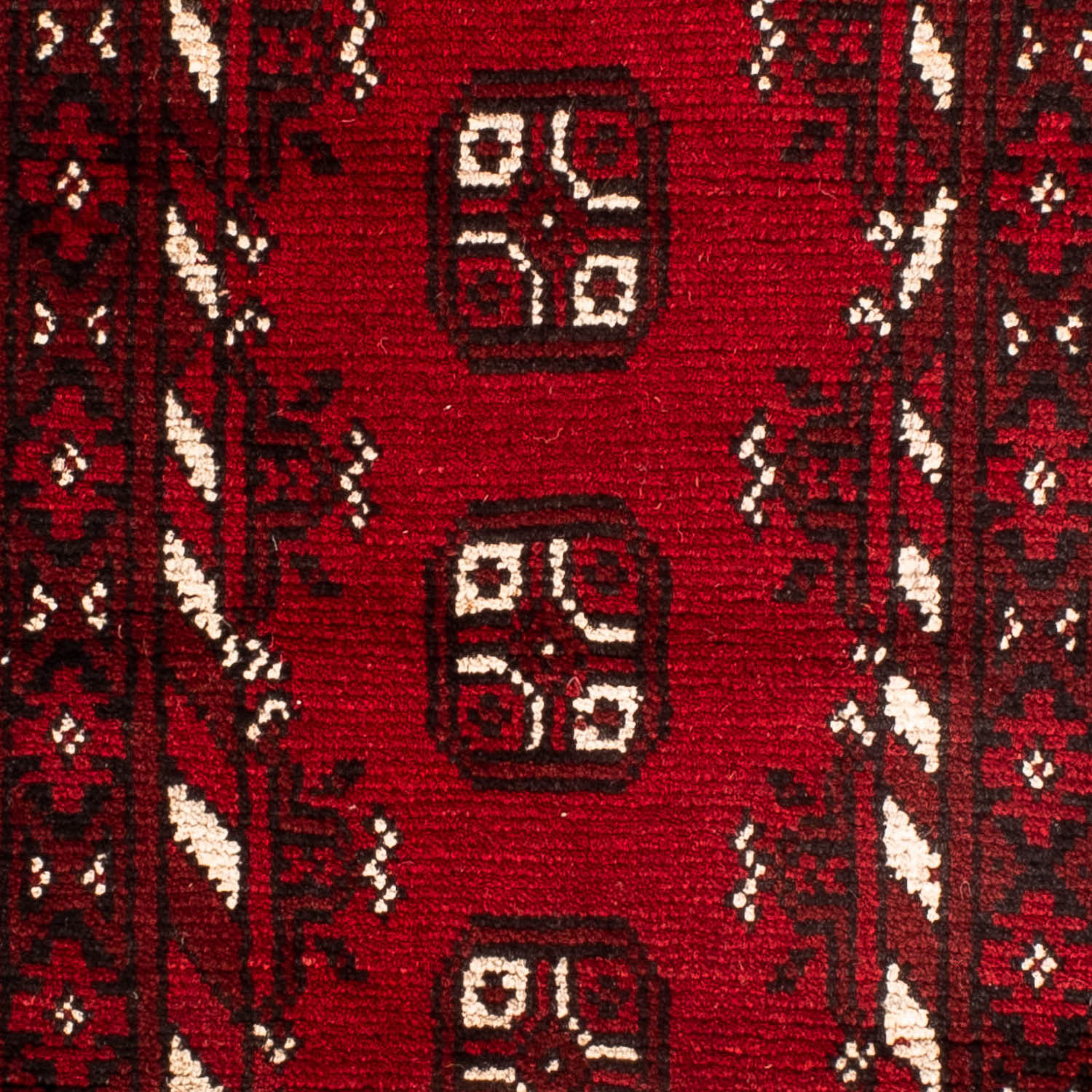 Tappeto afgano - Filpa - 90 x 60 cm - rosso scuro