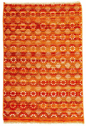 Tappeto di design - 92 x 62 cm - arancione