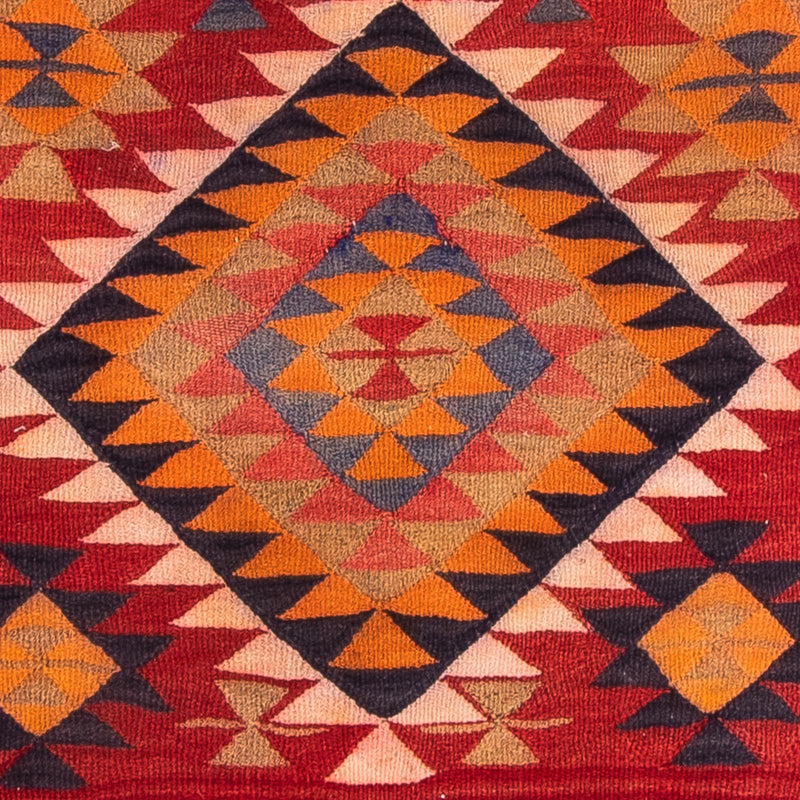 Tappeto corsia Tappeto Kelim - Vecchio - 380 x 135 cm - multicolore