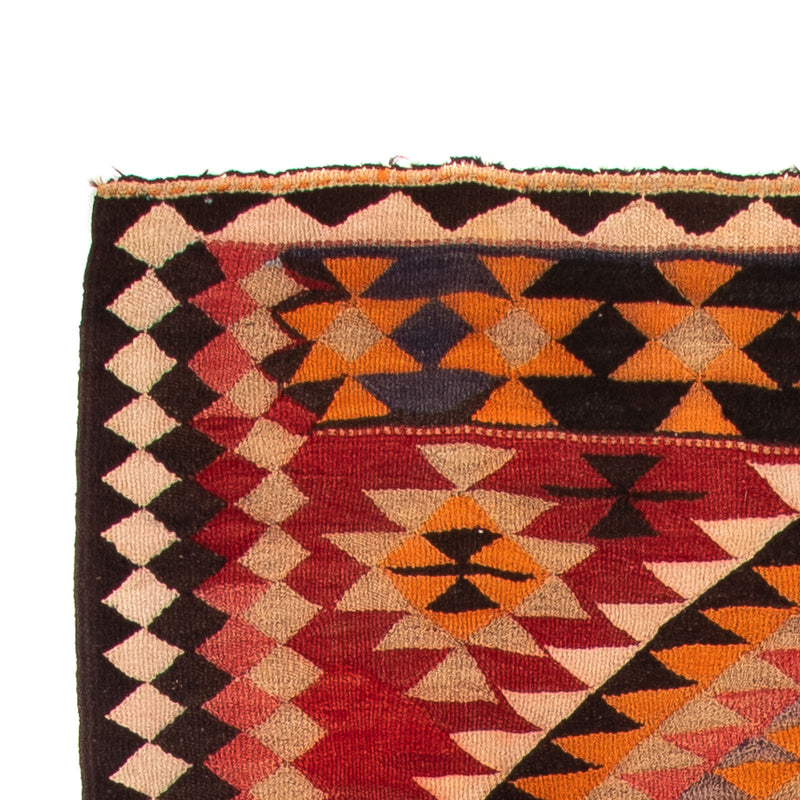 Tappeto corsia Tappeto Kelim - Vecchio - 380 x 135 cm - multicolore