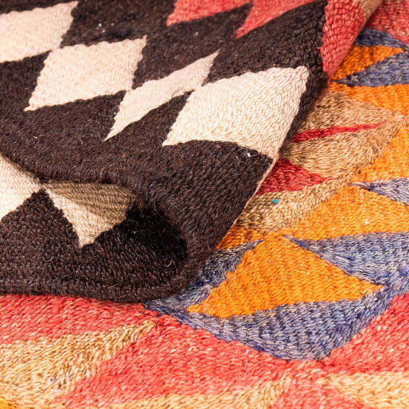 Tappeto corsia Tappeto Kelim - Vecchio - 380 x 135 cm - multicolore