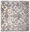 Tappeto in viscosa quadrato  - 70 x 70 cm - grigio chiaro