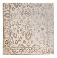 Tappeto in viscosa quadrato  - 70 x 70 cm - marrone chiaro