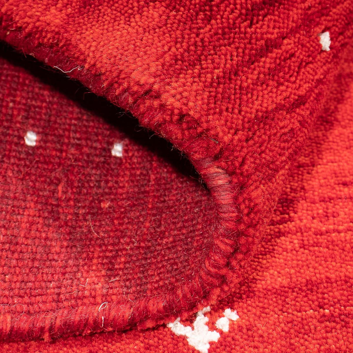 Tappeto Gabbeh - Indus - 90 x 60 cm - rosso