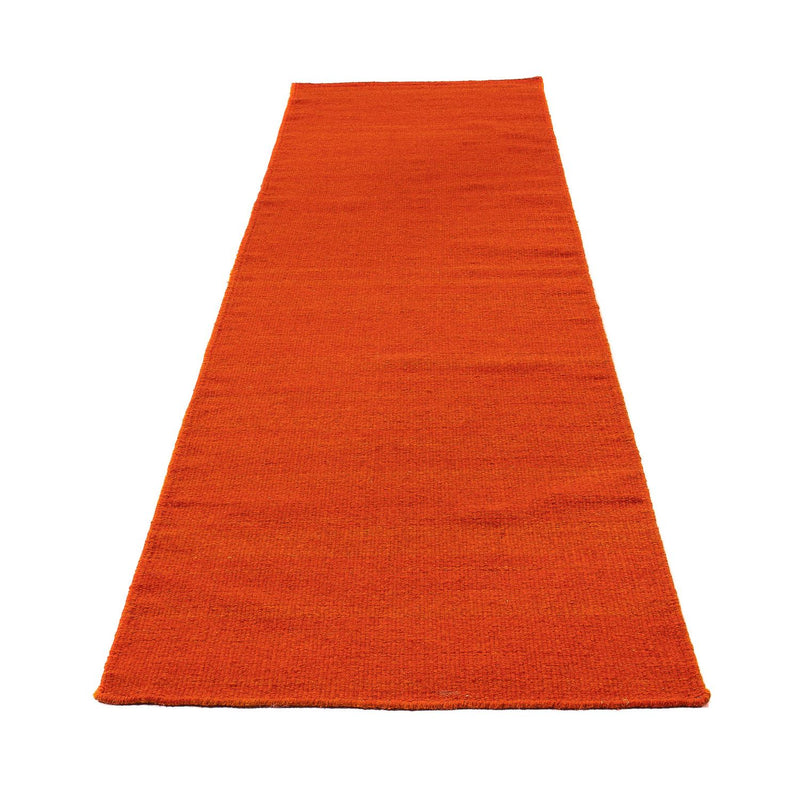 Tappeto corsia Tappeto Kelim - Tendenza - 300 x 80 cm - arancione