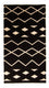 Tappeto Kelim - Tendenza - 160 x 80 cm - blu scuro