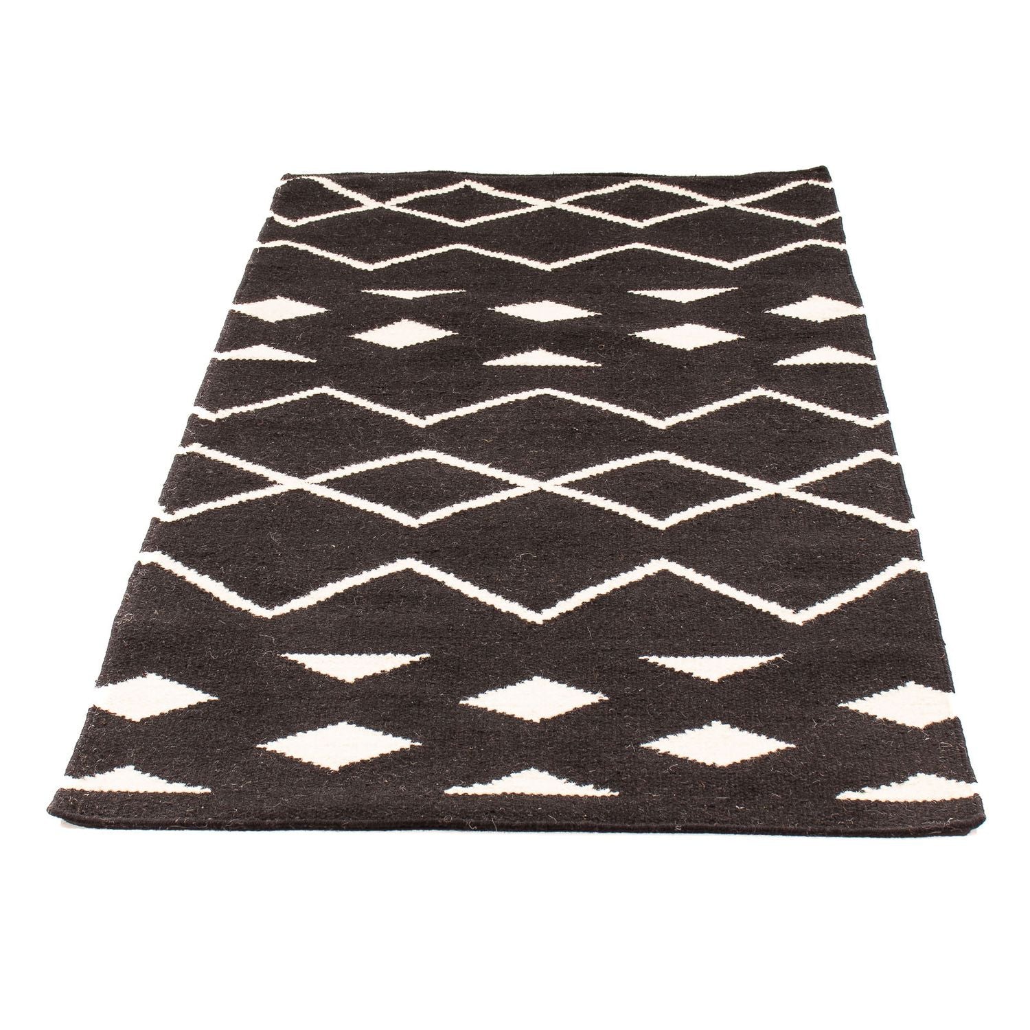 Tappeto Kelim - Tendenza - 160 x 80 cm - blu scuro
