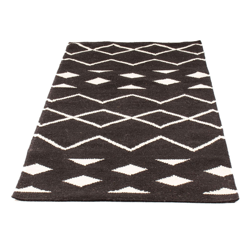 Tappeto Kelim - Tendenza - 160 x 80 cm - blu scuro