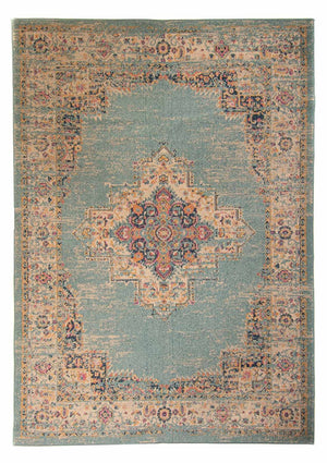 Tappeto moderno - 288 x 200 cm - blu chiaro