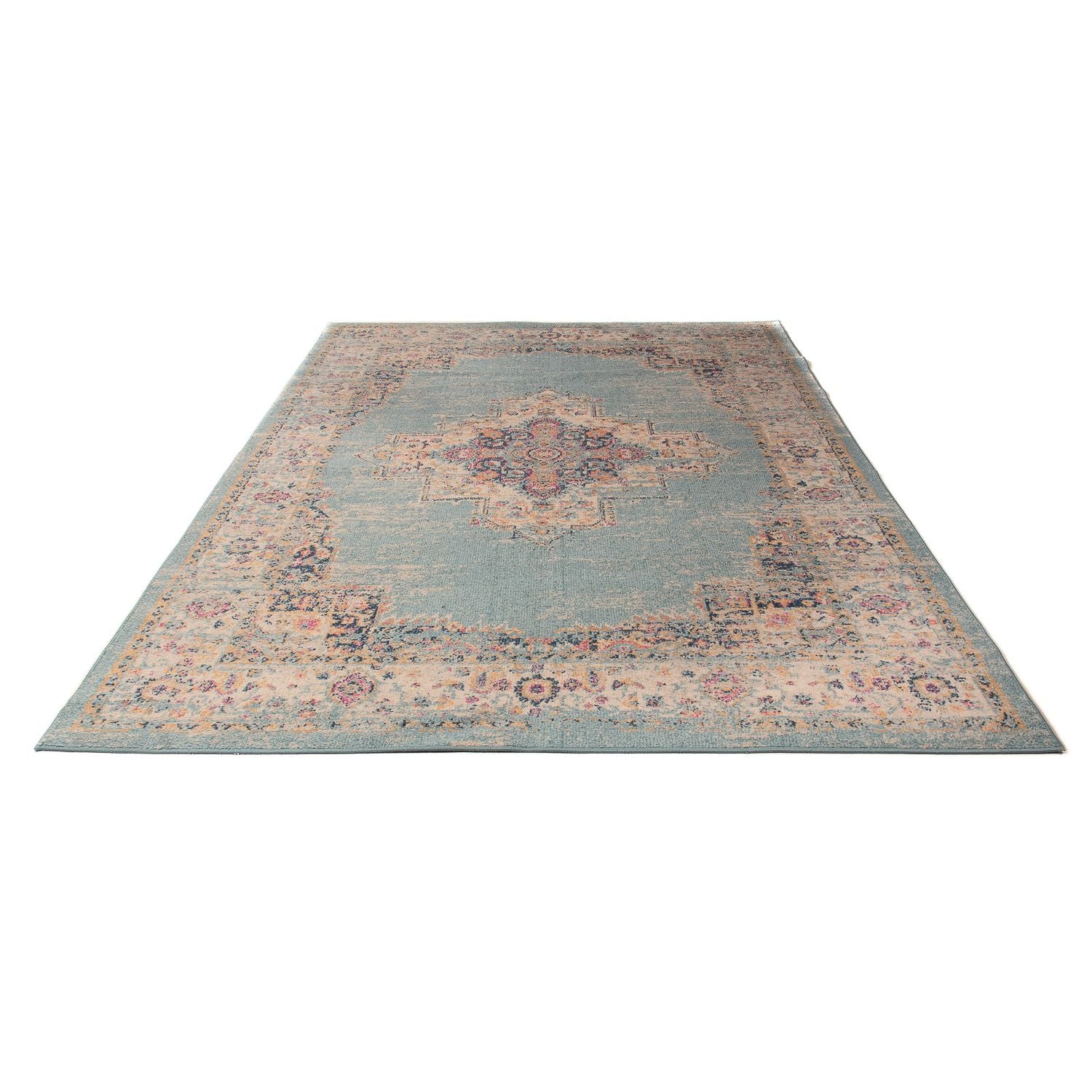 Tappeto moderno - 288 x 200 cm - blu chiaro