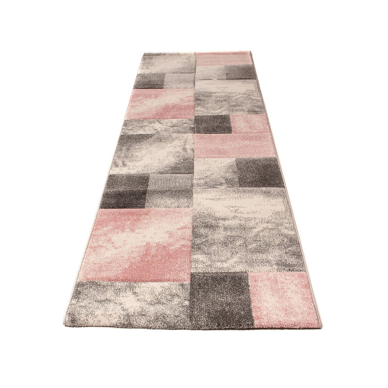 Tappeto corsia Tappeto a pelo basso - 300 x 80 cm - multicolore