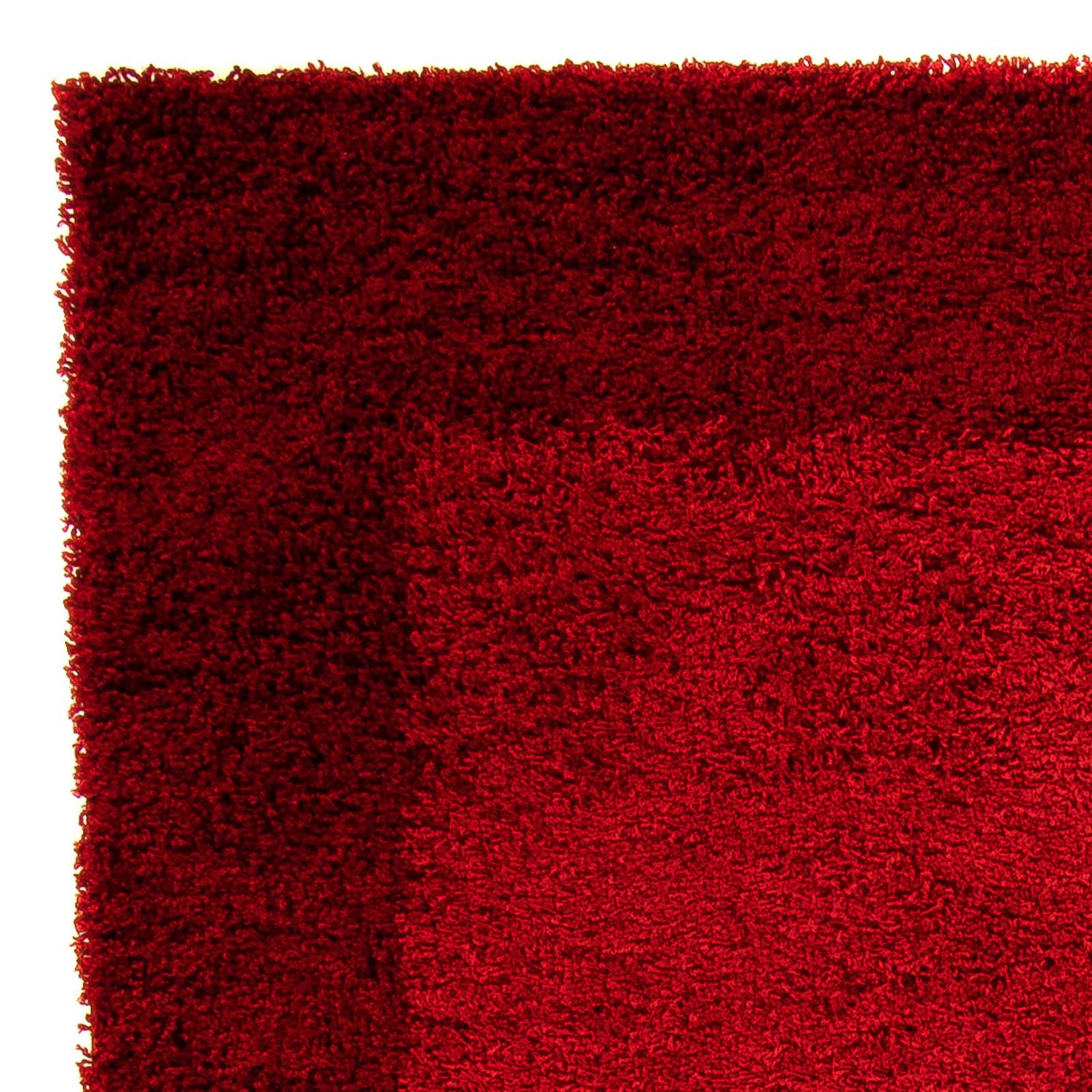 Tappeto a pelo alto - 230 x 160 cm - rosso scuro