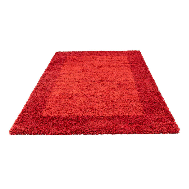 Tappeto a pelo alto - 230 x 160 cm - rosso scuro