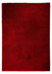 Tappeto a pelo alto - 290 x 200 cm - rosso scuro