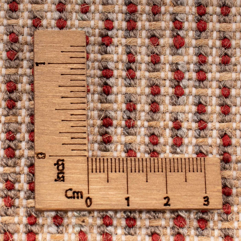 Tappeto a pelo alto - 290 x 200 cm - rosso scuro