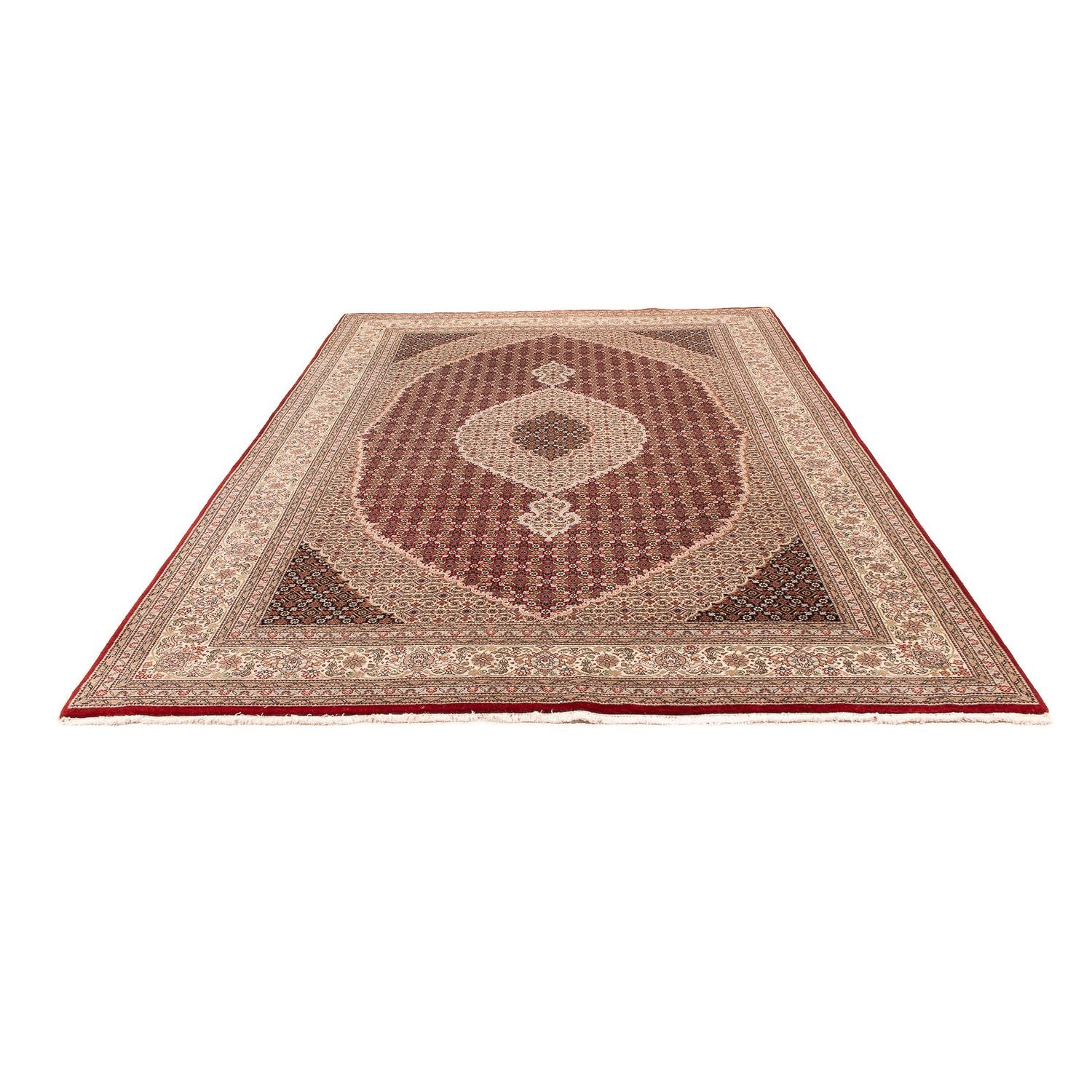 Tappeto orientale - Tabriz - 296 x 200 cm - rosso scuro
